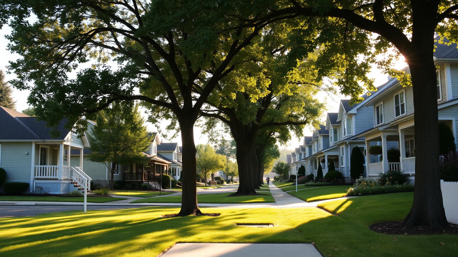 Residential neighborhood in Alabama
